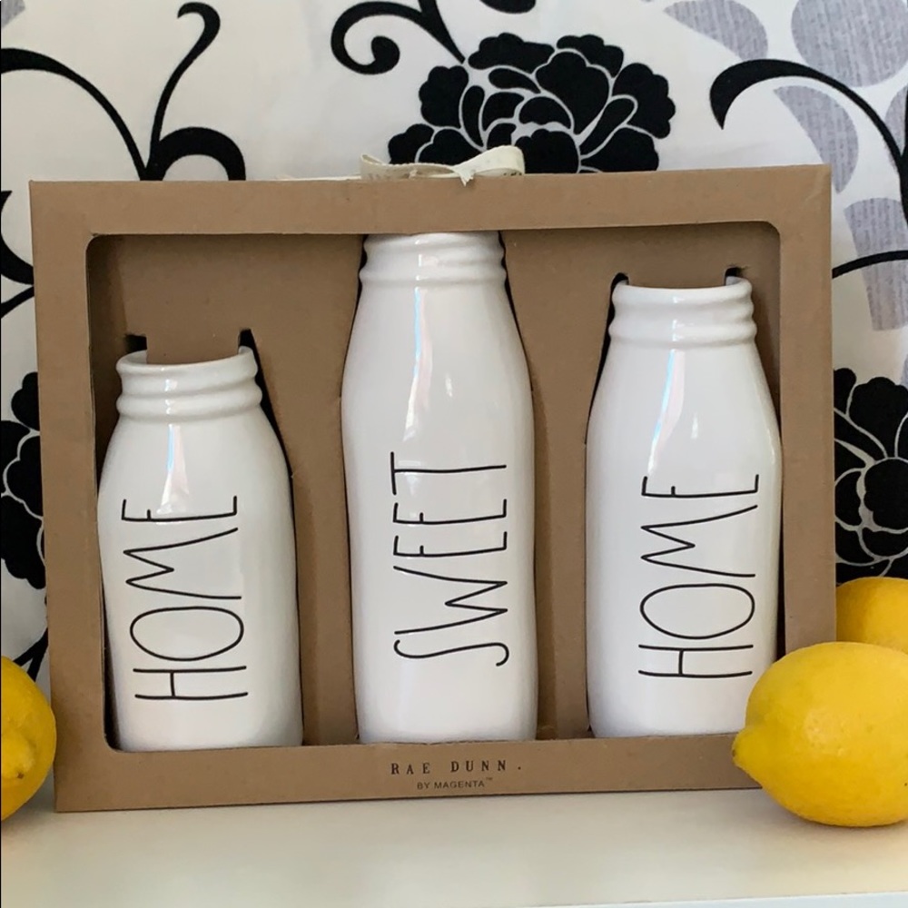 Rae Dunn Home Sweet Home Vases